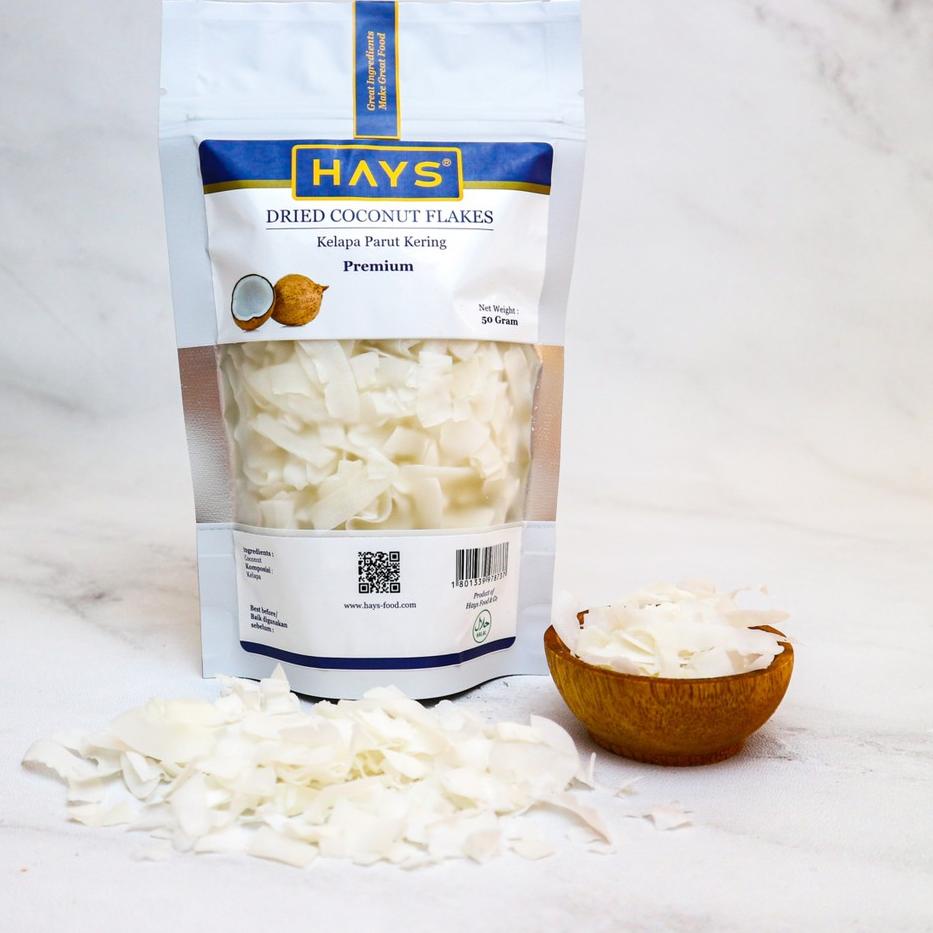 

codea1A9m Kelapa Parut Kering / Dried Coconut Flakes (unsweetened) - HAYS