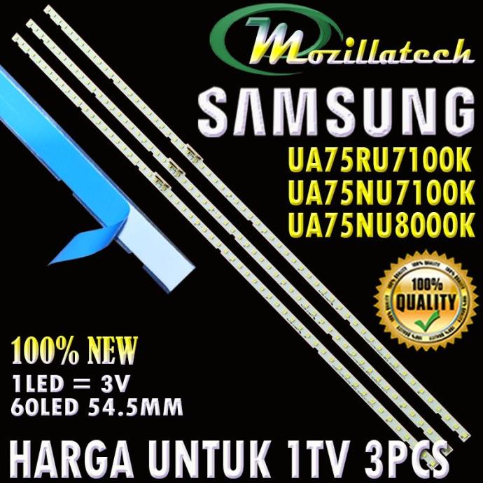 BACKLIGHT SAMSUNG 75 UA75RU7100K UA75NU7100K UA75NU8000K 75RU7100 75NU