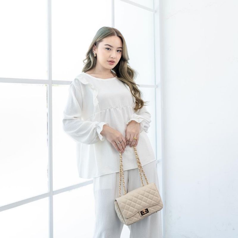 Flicka Sling Bag V 2 Small IVORY |FREE DUSTBAGS|