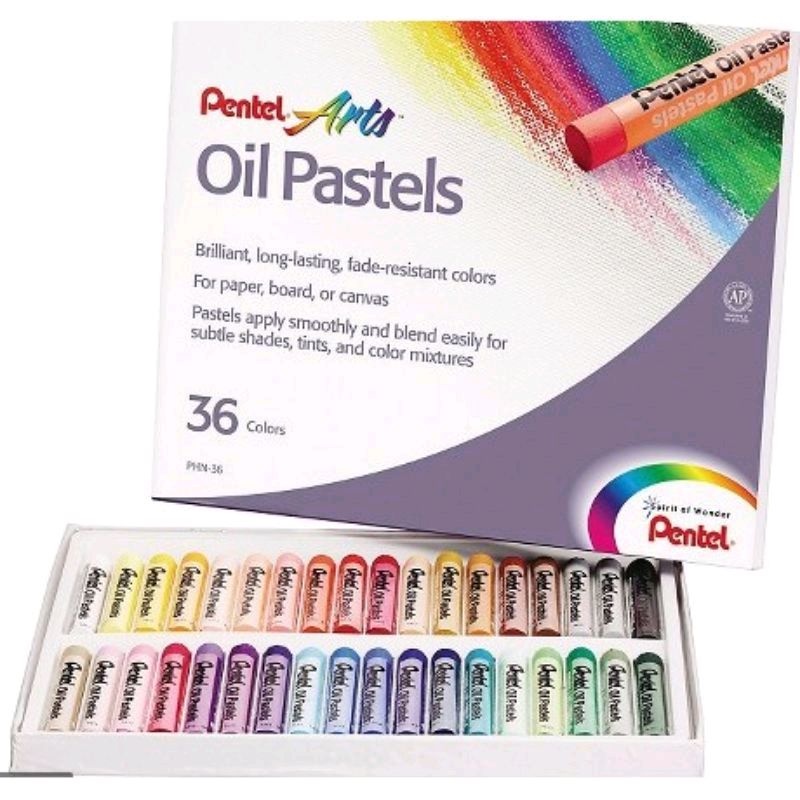 

krayon pentel arts Oil Pastel Regular Stick 36 W hemat lebay