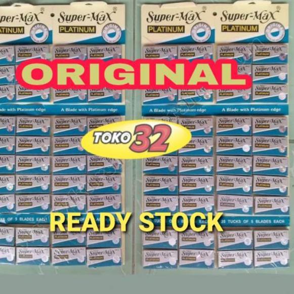 ✭ Silet Cukur Supermax Platinum Original Barber  Pangkas Rambut ➫