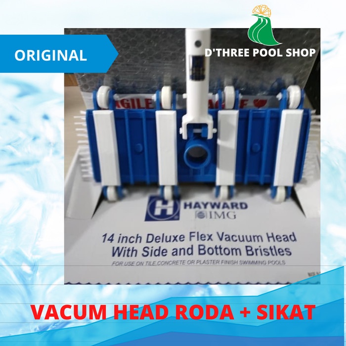 Sikat Vacuum Head 8 Roda + Sikat Hayward