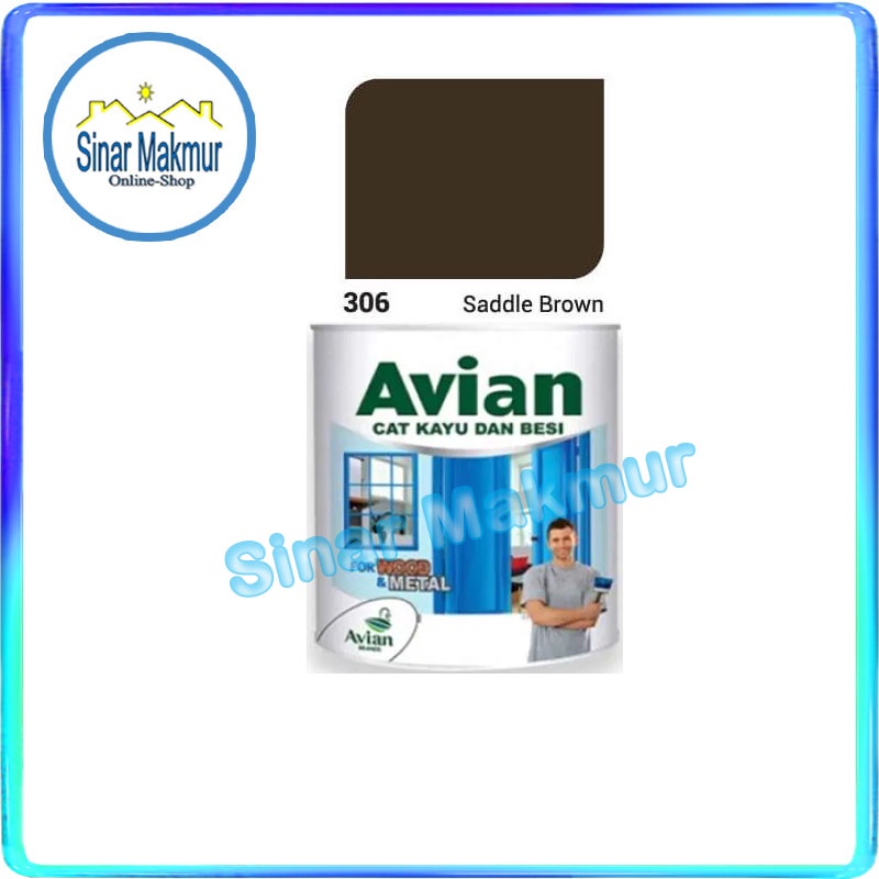 Cat Kayu Besi 100 CC 100 ML 306 Saddle Brown (AVIAN)