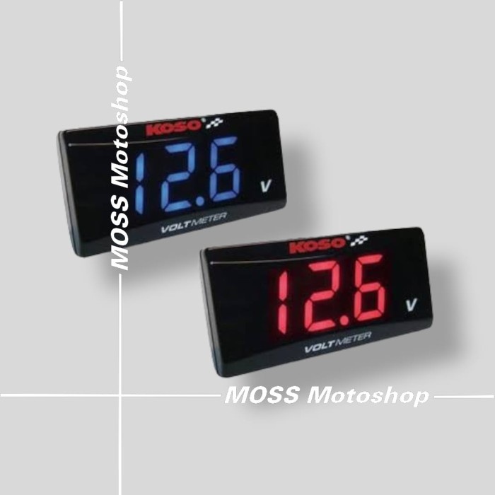 VOLTMETER DIGITAL KOSO SLIM VOLTMETER KOSO SLIM ORIGINAL UNIVERSAL