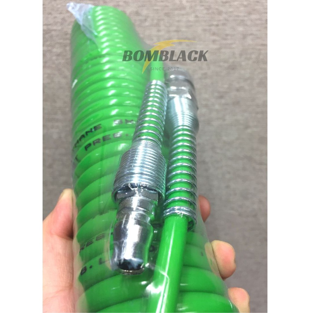 TEKIRO Selang Spiral Kompresor 6 Meter Selang Recoil Hose Compressor