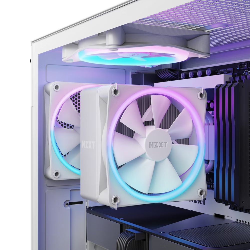 NZXT T120 RGB CPU Air Cooler - White