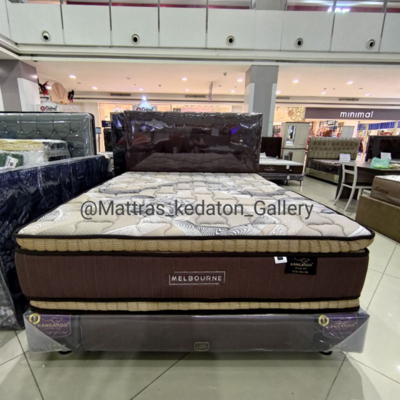 Kangaroo Springbed Melbourne - Kasur Springbed Matras Full Set original full size