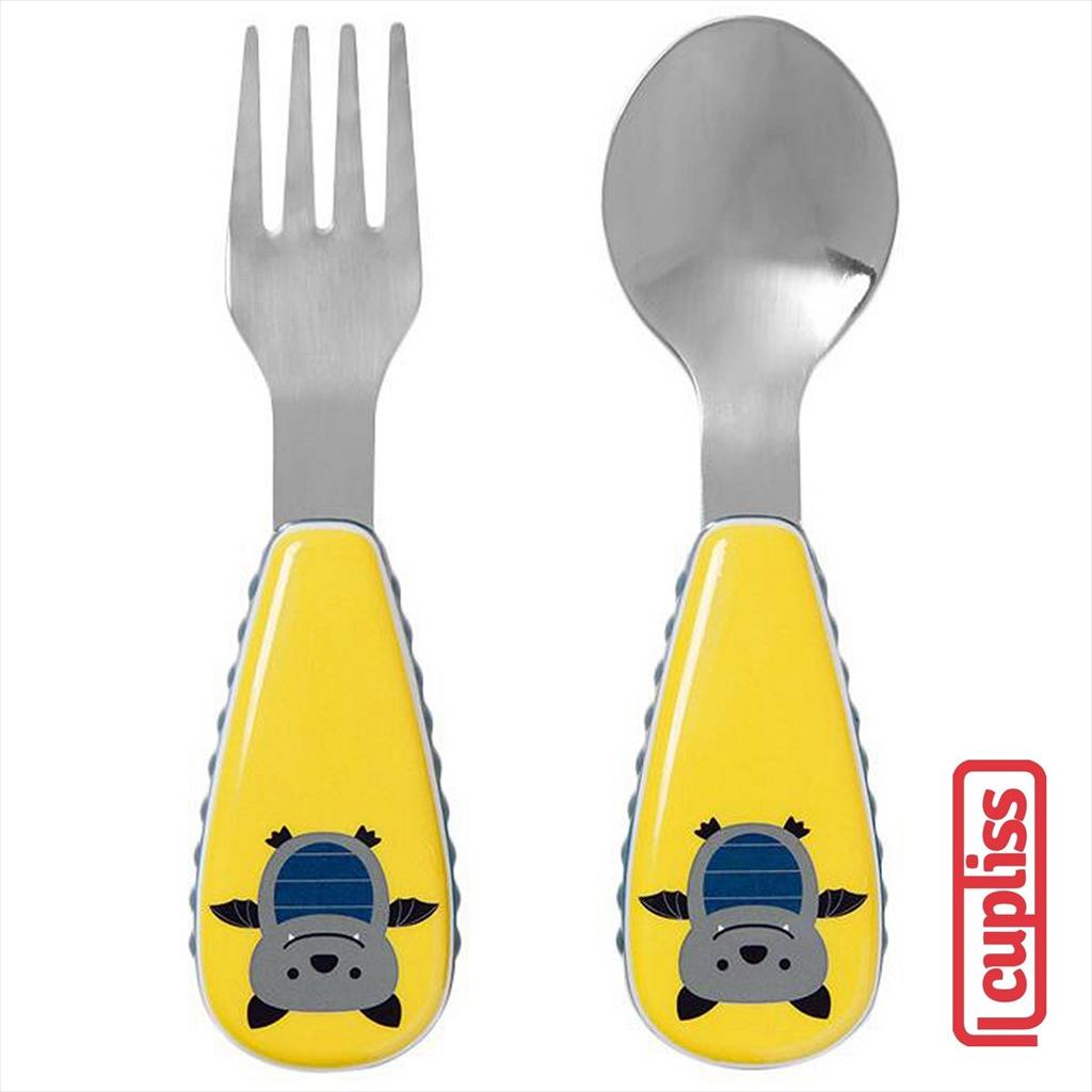 Skip Hop Zoo Utensil 252370 Bat Sendok Garpu Alat Makan Skiphop