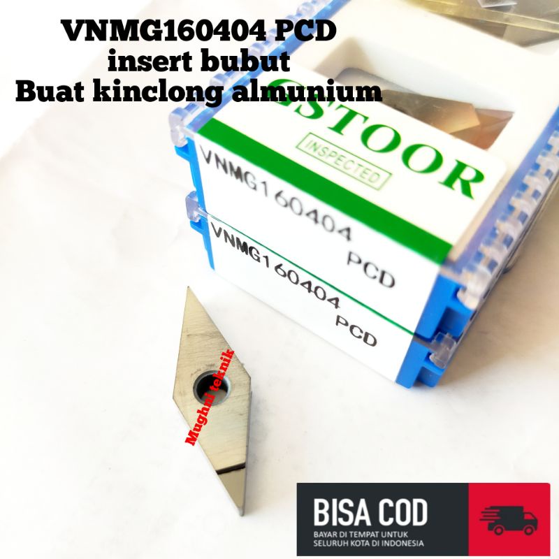 VNMG160404 insert bubut pahat bubut Daimond pcd buat kinclong bahan alumunium BUKAN vcmt vbmt dnmg