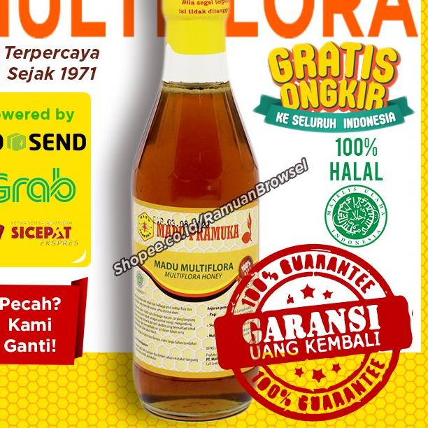 

Promo | KJ5|Madu Multiflora Pramuka 350ml Alami