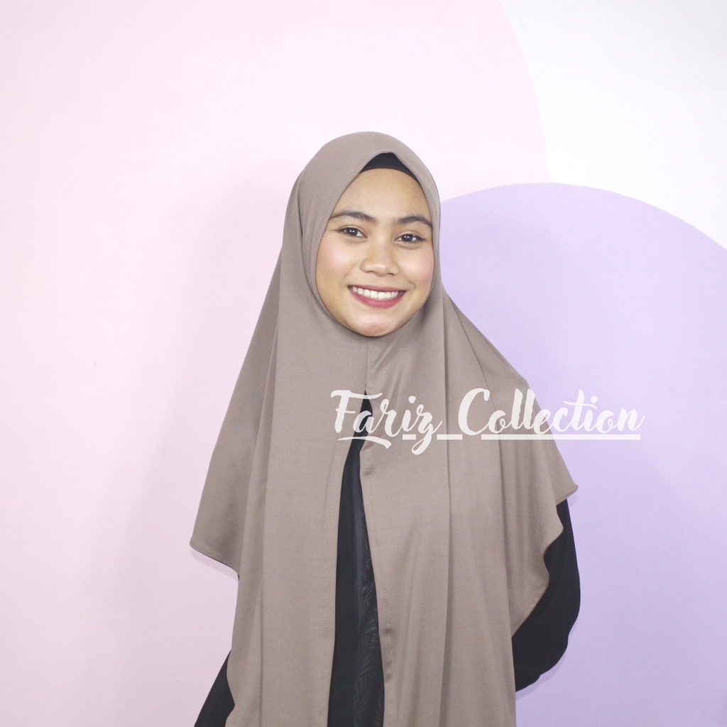 Jilbab Segitiga Instant Jersey Pad Premium