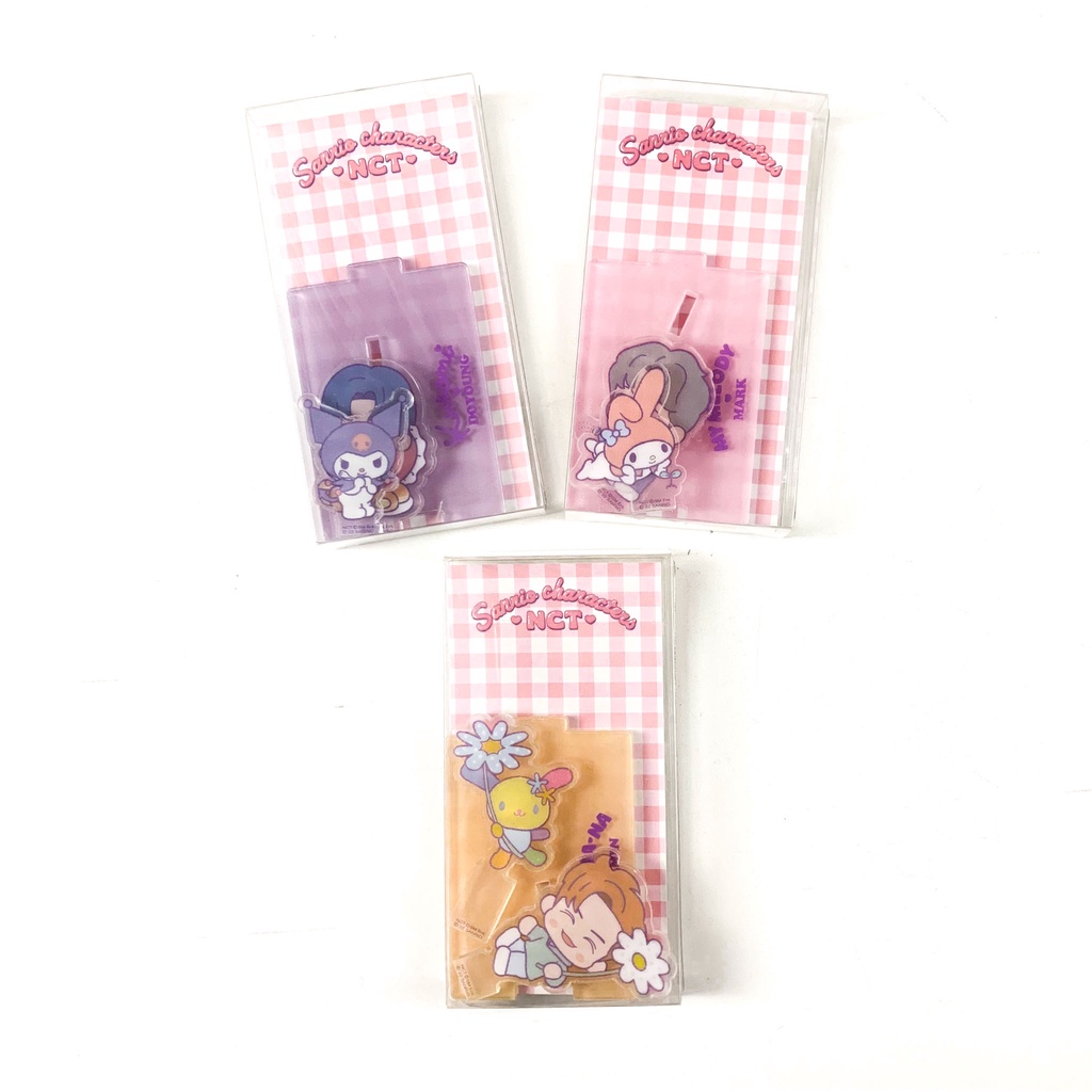 NCT X SANRIO TOWN MD (Acrylic Stand Set/ Sticker/ Photo Card Holder Keyring + Photo Card Set)