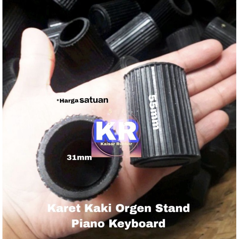 Karet Kaki Keyboard Orgen Piano Ukuran Panjang Pelindung Kaki Elektronik Audio Mixer Box Speaker