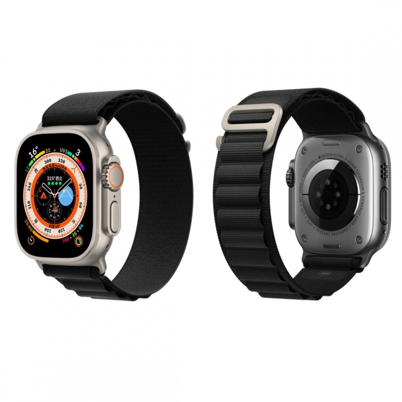 Alpine Loop Nylon Tali Strap Apple Watch Iwatch Ultra Breathable Tali Jam Tangan Model Terbaru