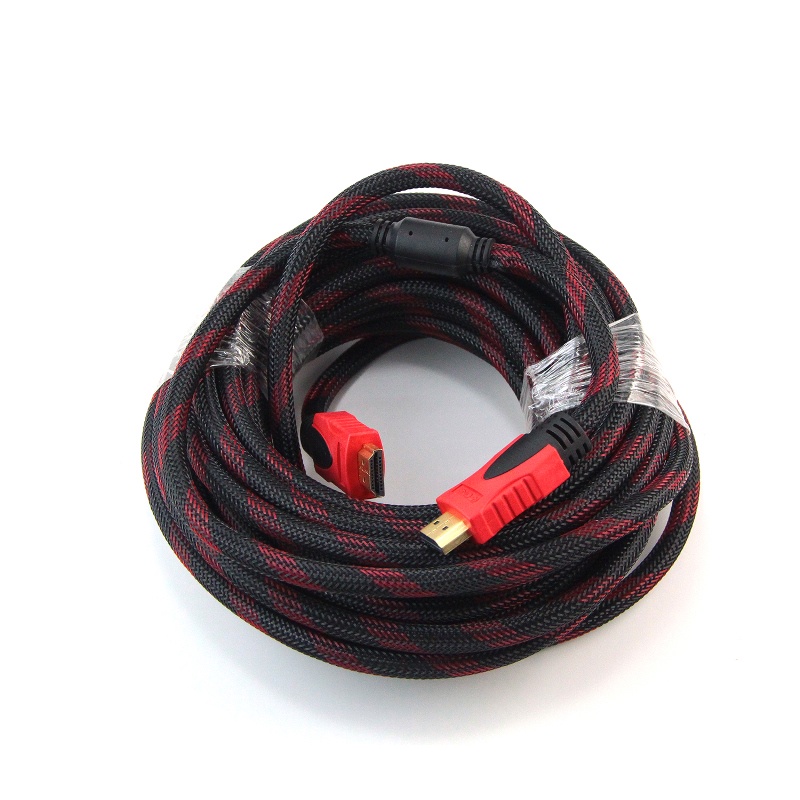 Kabel hdmi / hdmi 10m / Kabel hdmi 10 meter / Kabel hdmi original gold plat tebal HQ R-ONE