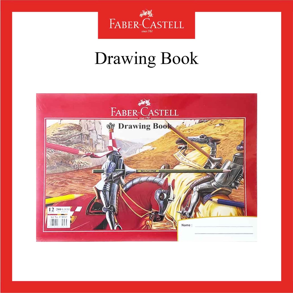 

Buku Gambar Faber Castell / Drawing Book / Ukuran A3 / Sketsa / Isi 12 Lembar