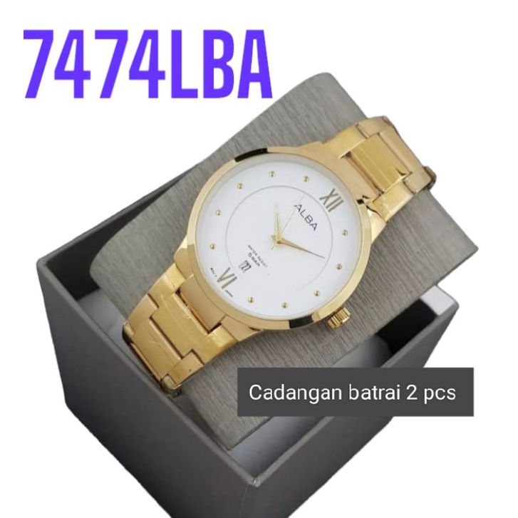 Jam Tangan Pria ALBA clasic Anti Air Keren  Murah Free Bok