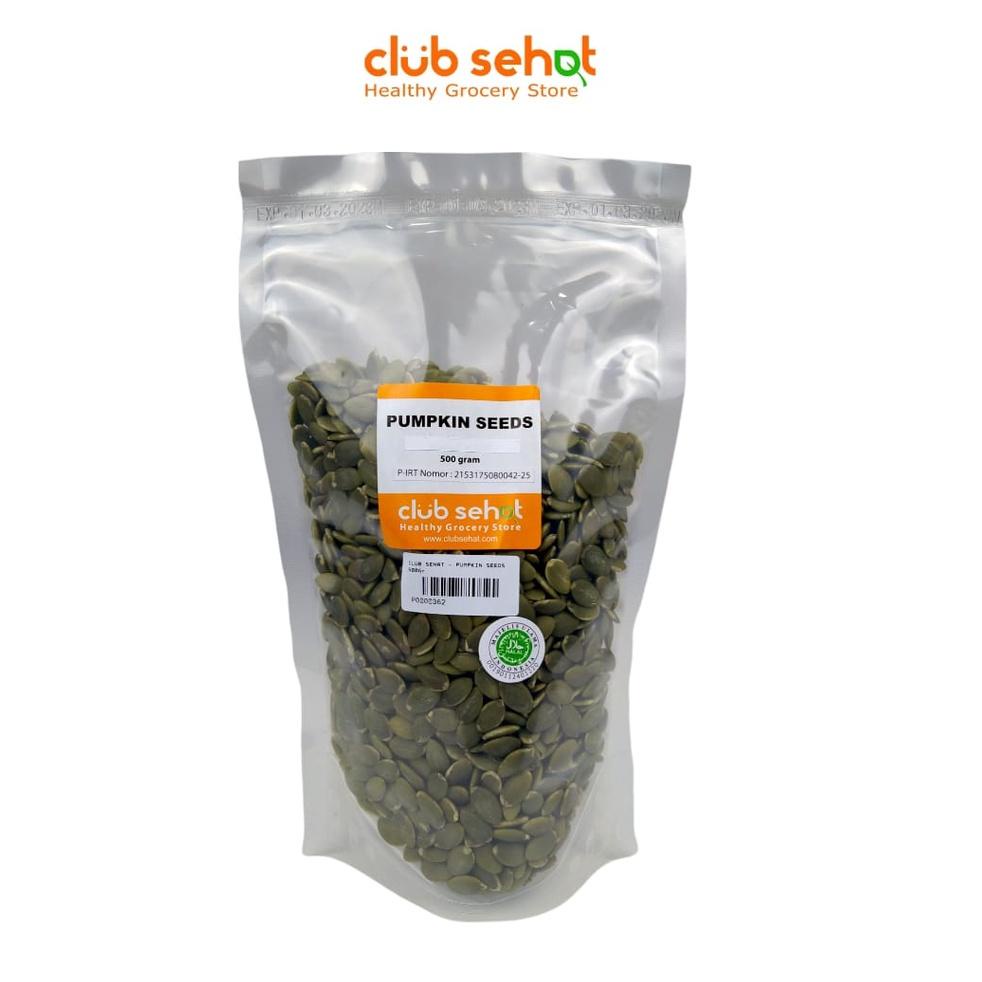 

Best Product ・ CLUB SEHAT - PUMPKIN SEEDS 500GR / biji labu, kuaci hijau ▲