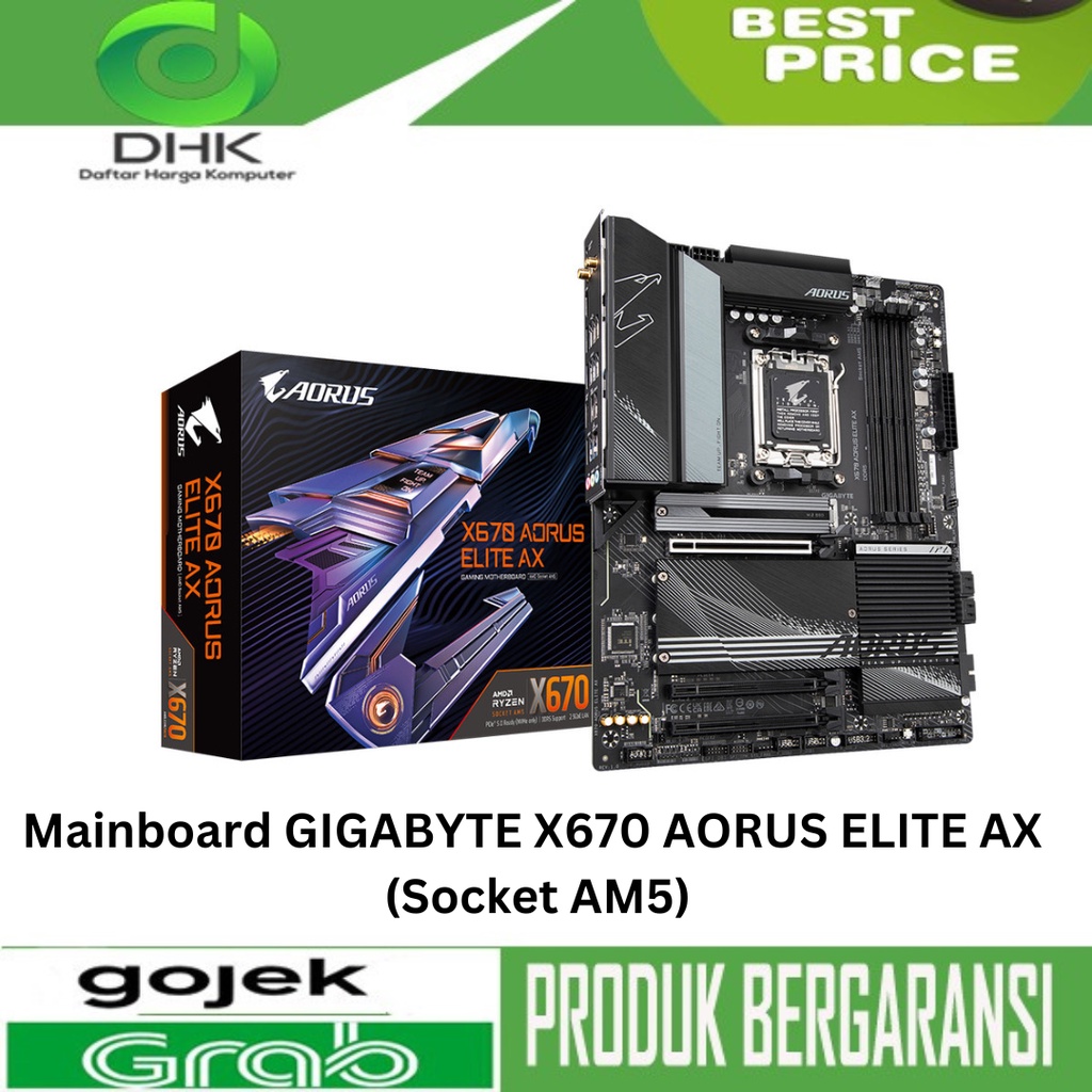 Mainboard GIGABYTE X670 AORUS ELITE AX (Socket AM5)