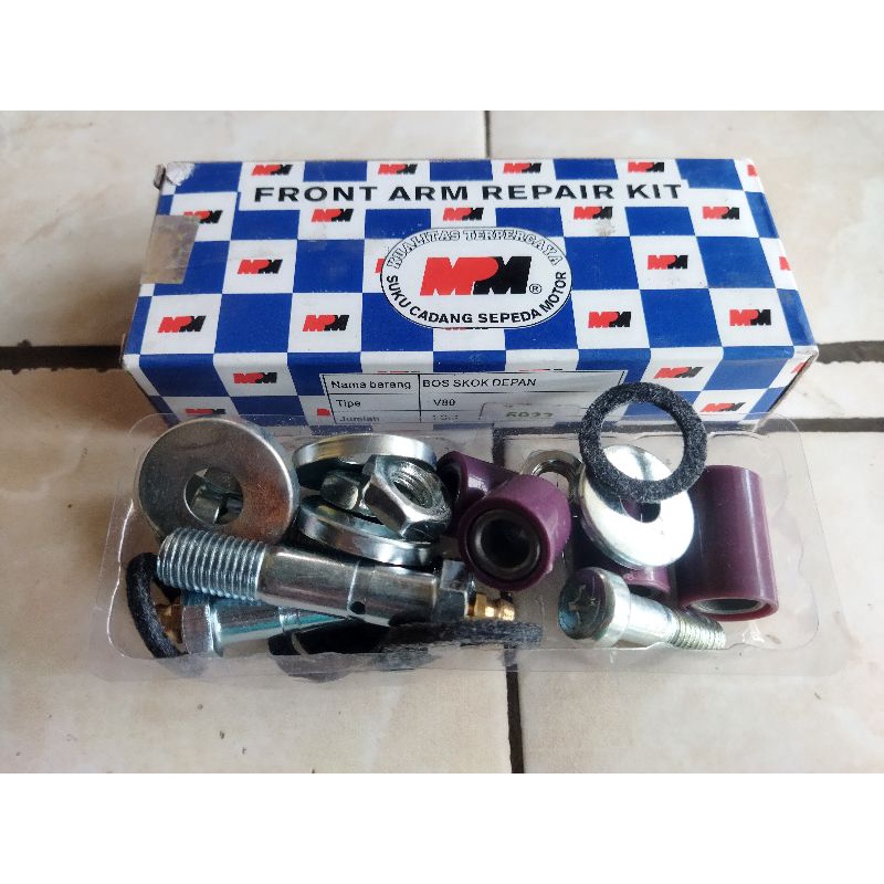 bos shock depan reparkit shock depanv80 v75