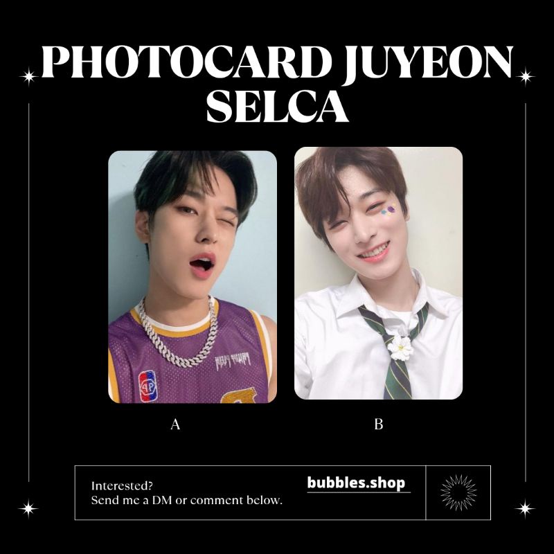 PHOTOCARD UNOFFICIAL JUYEON THE BOYZ SELCA