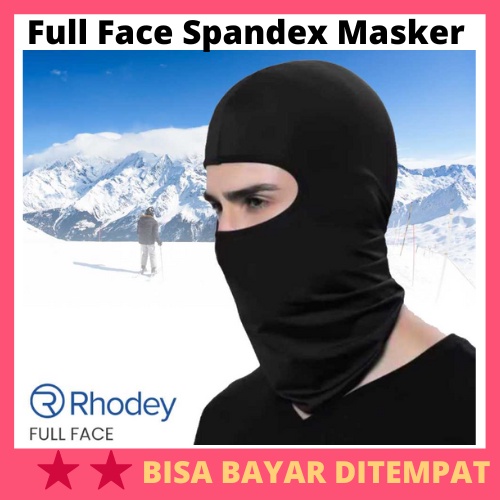 Full Face Spandex Masker Motor / Masker Berkendara Motor Motoran Balaclava Pria Cowo Cowok Dewasa Re