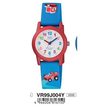 Jam Tangan Anak Colorful Motif Lucu Rubber Analog Original Q&amp;Q QNQ QQ VR99 VR99J Series
