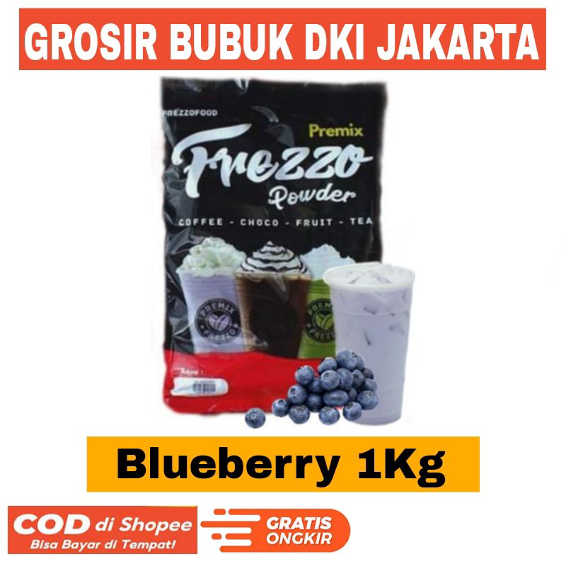 

Frezzo Blueberry 1Kg Bubuk Minuman Rasa Buah Powder Drink