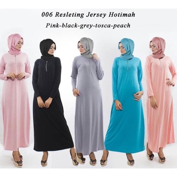 ⭐BISA COD⭐ FASHION MUSLIMAH LIDYA PREMIUM GAMIS JERSEY KHOTIMAH FASHION MUSLIM