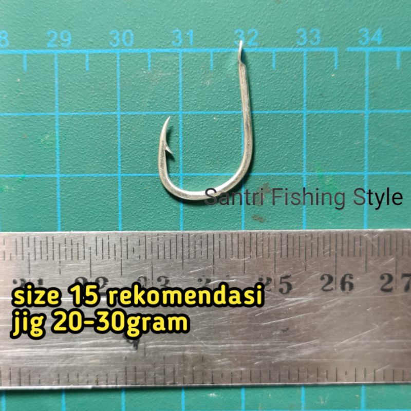 Kail Pancing Iseama hoks|Kail Assist hoks Putih tahan karat eceran kail jig kail pancingan