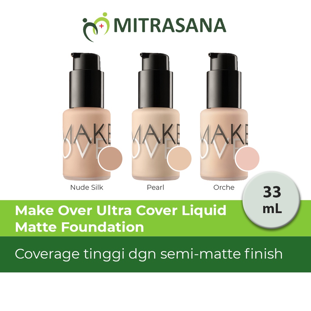 Make Over Ultra Cover Liquid Matte Foundation 33 ml - Matte Foundation