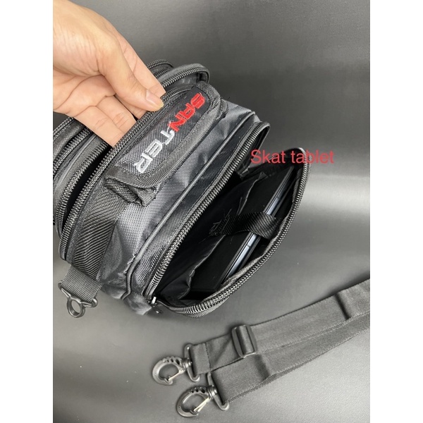 Tas Selempang Pria Merk SANTER 11&quot; iNCHI Polos Tas Selempang Pria Terbaru Tas Selempang Pria  Dewasa