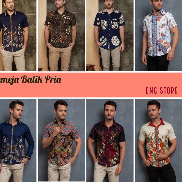 12.12 MALL Kemeja Batik Pria 113 Series / Batik Pria Couple Standart - Jumbo (S-XXL)