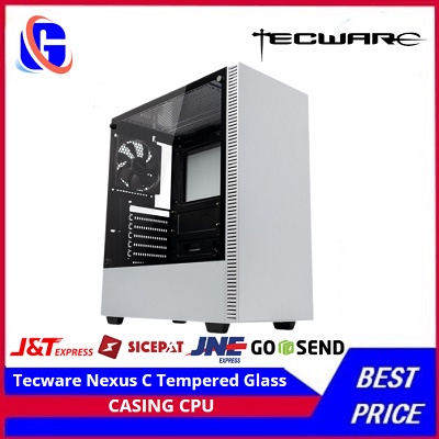 Tecware Nexus C Tempered Glass Minimalist Mid Tower Chassis