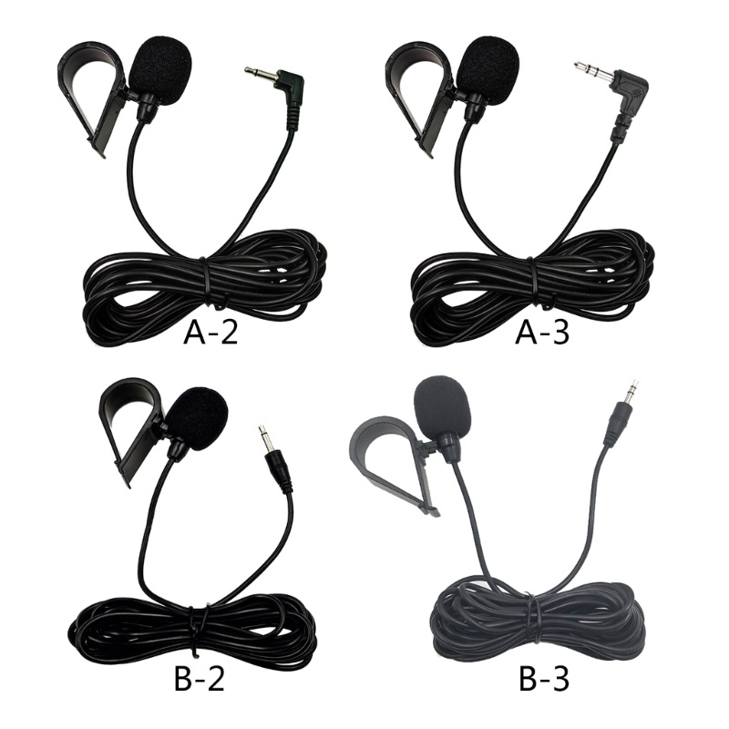 Zzz Profesional Mikrofon Mobil 3.5mm Klip Jack Plug Mic Stereo/Mono Mini Kabel Mikrofon Eksternal Untuk Auto DVD