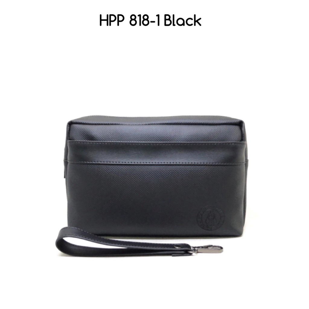 dompet hush puppies 818-1 black premium quality dompet cowok dompet pria dompet murah dompet import