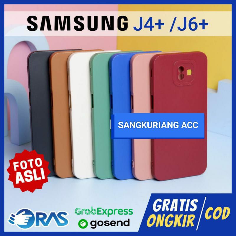 SOFTCASE SAMSUNG J6+/J4+ PRO CAMERA