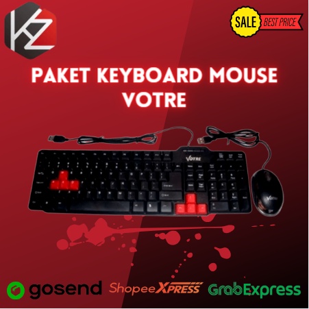 Promo Paket Keyboard Mouse Votre Usb