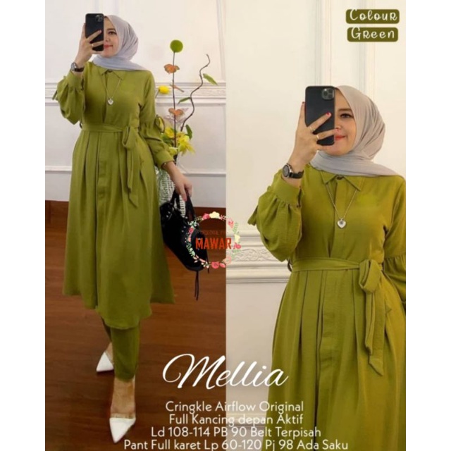 MELLIA SETELAN BAJU WANITA TERBARU