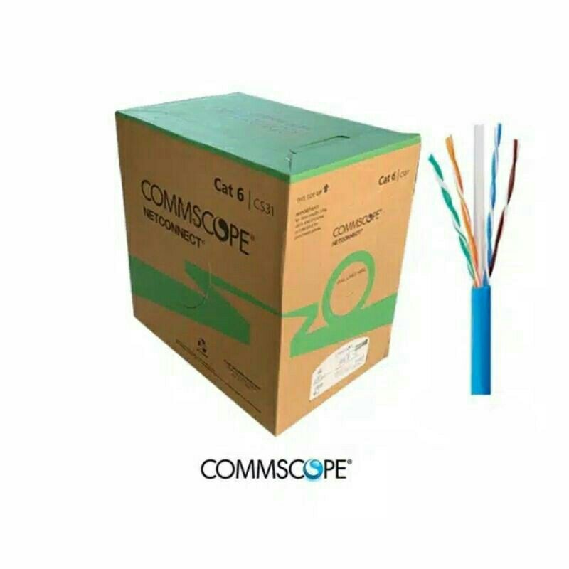 AMP Commscope Kabel UTP Cat 6 - Panjang Kabel 305 Meter