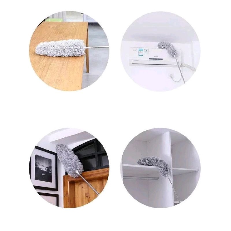 Alat Pembersihan Rumah Kemoceng Bulu Microfiber Gagang Panjang Alat Pembersihan - Rumah Kemoceng Bulu Microfiber Gagang Panjang - Komoceng
