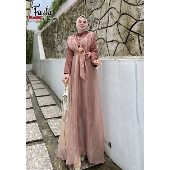 FAYLA gamis kondangan gamis pesta muslimah