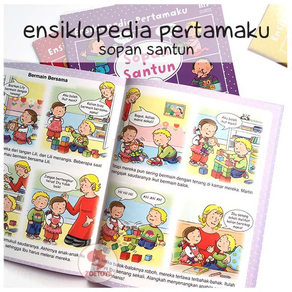 Zoetoys Ensiklopedia Pertamaku Sopan Santun Ayo Hidup Sehat Manners | Buku Anak BIP Gramedia