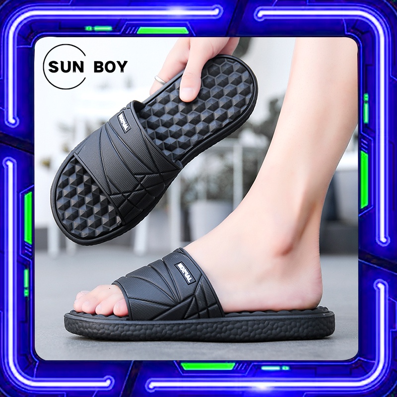 SUN BOY┃Sandal Pria Sandal Cowok Posee Sandal Sendal Slop Pria Sandal Slop Sandal Rumah Laki-Laki Sa