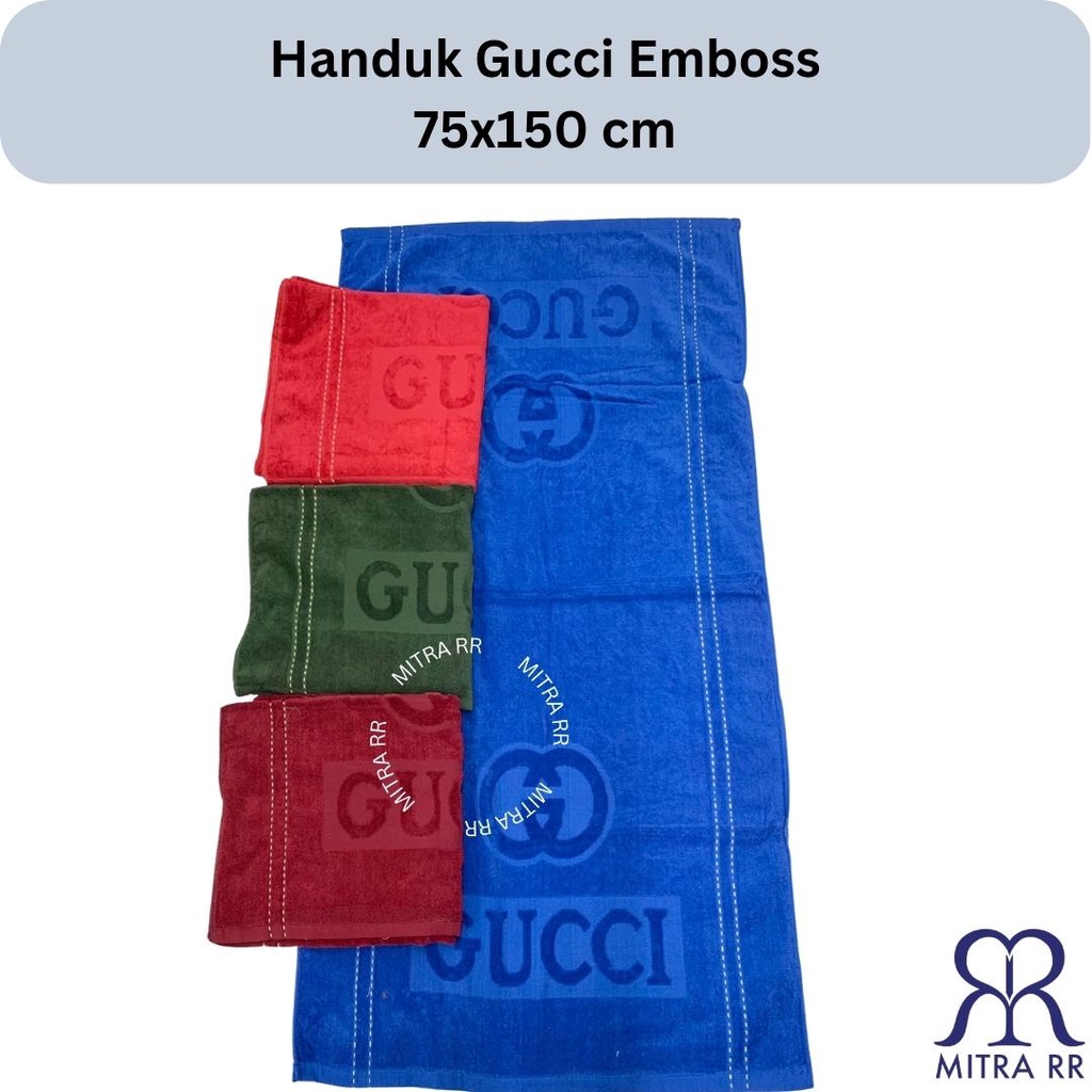 Handuk Guci Wangi Embos | Handuk Mandi Dewasa 75 x 150cm