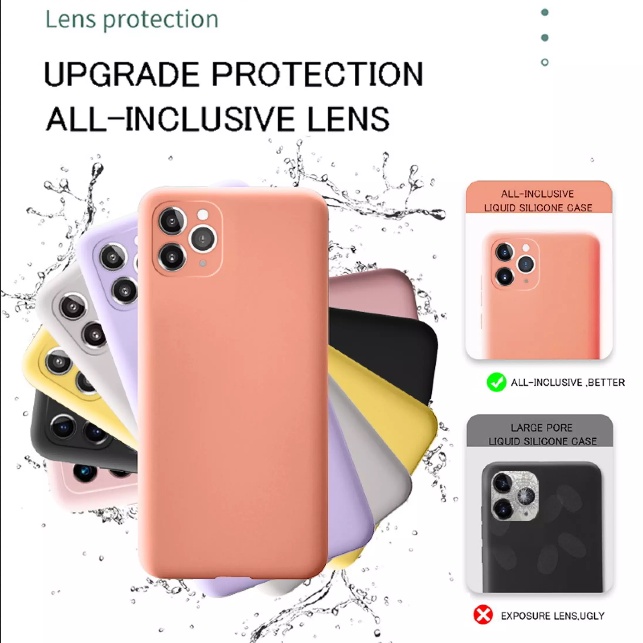 Case Samsung s10 S10 Plus Baby Skin FREE tali Casing Liquid Silicone Square