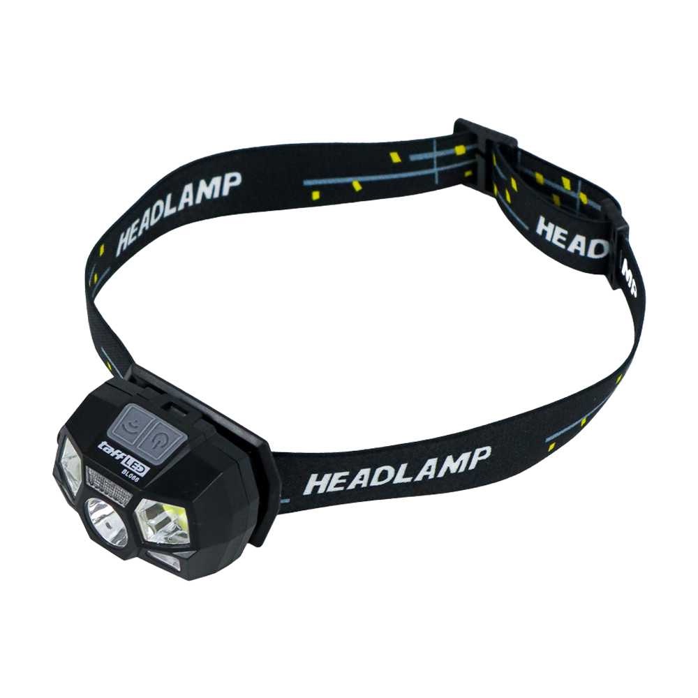Headlamp Rechargeable USB Motion XPE+COB 10000 Lumens / Headlamp Super Terang / Headlamp Outdoor Cam