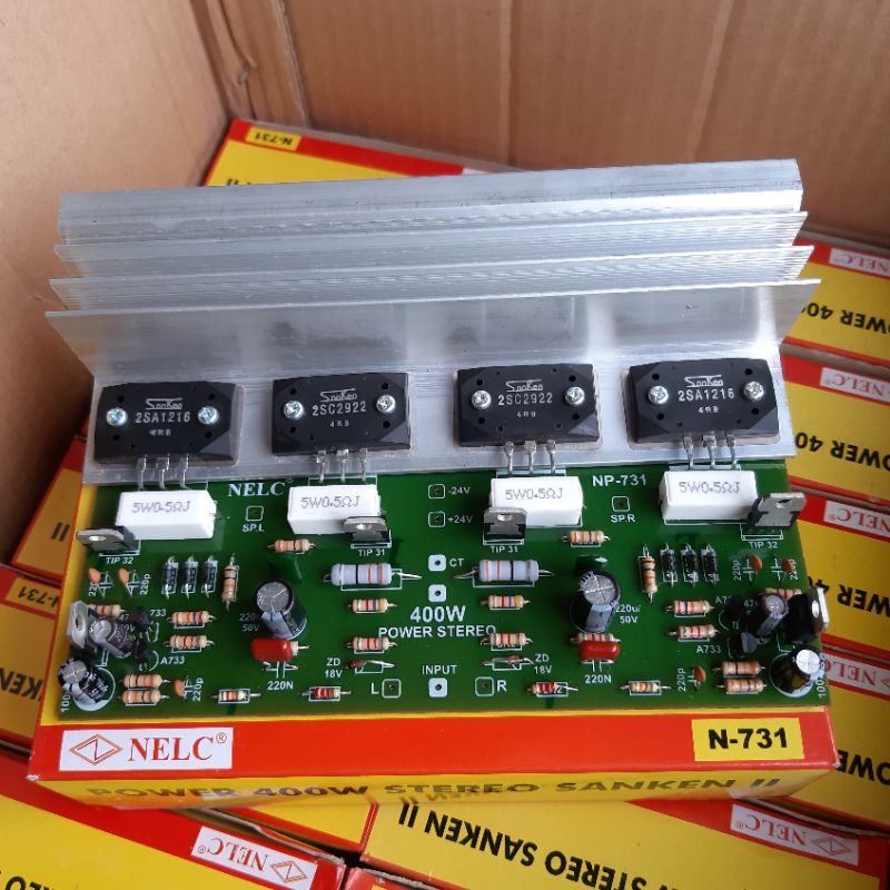 POWER AMPLIFIER STEREO 400W TR SANKEN NELC-731