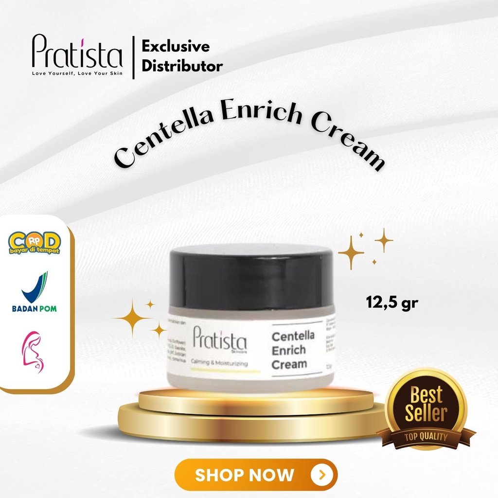 Pratista Centella Enrich Cream/ Cream Untuk Bopeng Pada Wajah