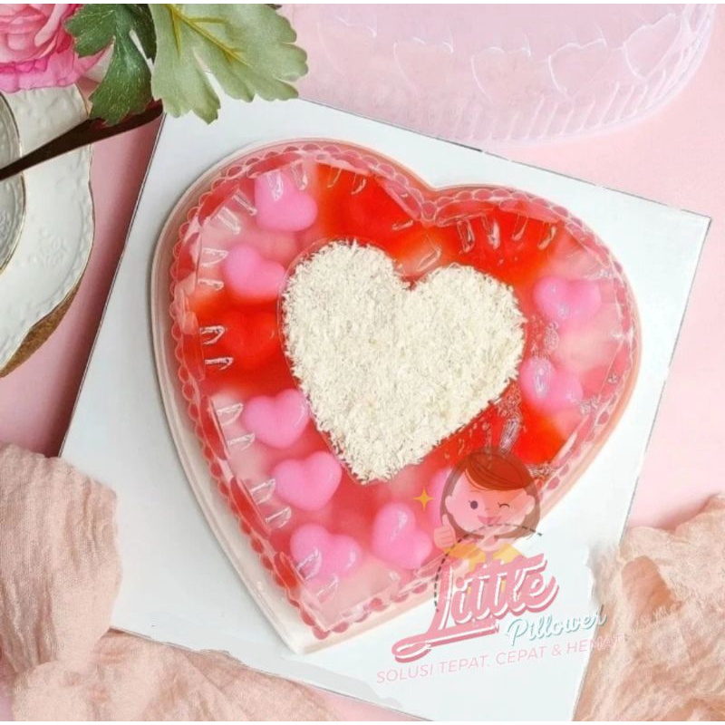 (SWEET LOVE) Cetakan Puding Sweet Love - Cetakan agar - Cetakan Hati